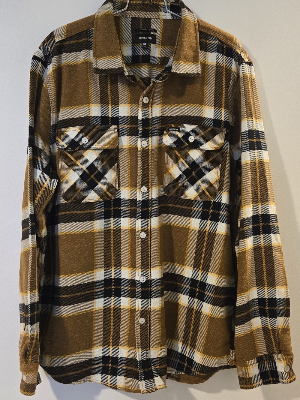 Brixton Men's Bowery Plaid Button-Up Shirt